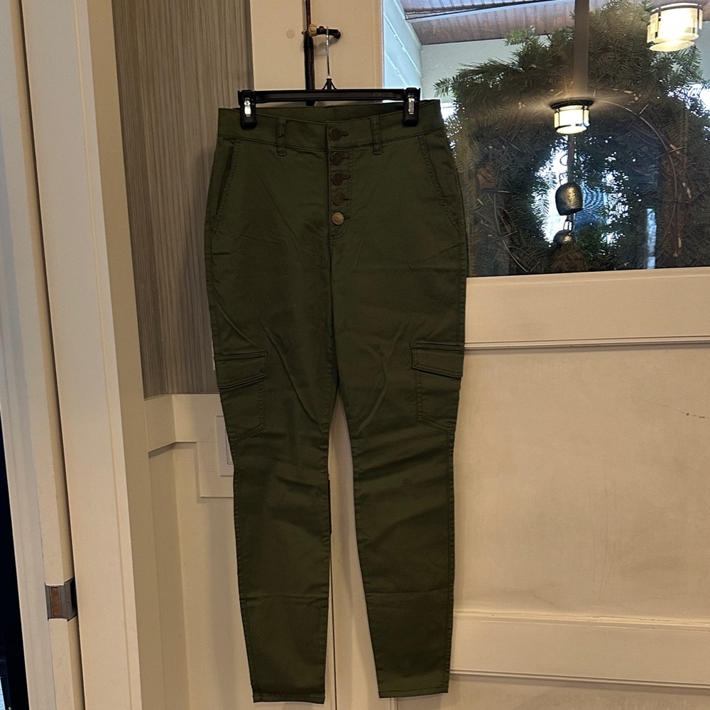 Olive Green Women's Cargo Pants